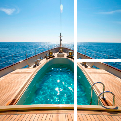 Luxury yachts